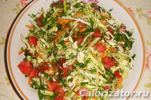 Салат из помидор и огурцов на зиму