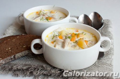 Сырный суп с куриной грудкой – пошаговый рецепт приготовления с фото