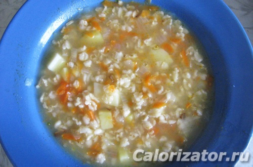 Рисовый суп на курином бульоне лёгкий