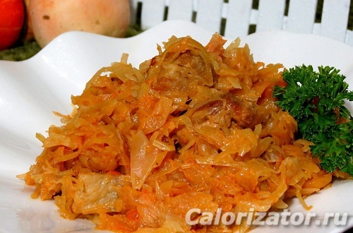 Тушеная капуста со свининой - простой и вкусный рецепт с пошаговыми фото