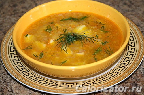 Куриный суп с чечевицей Куриный суп с чечевицей