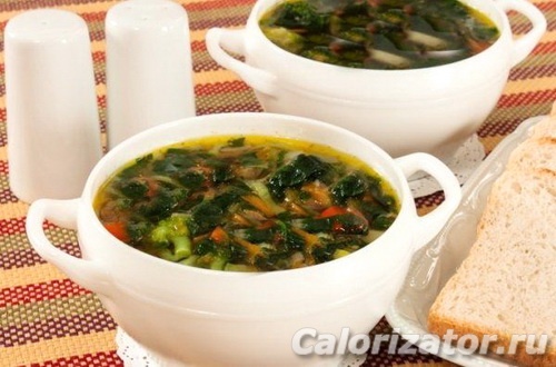 Фасолевый суп со шпинатом и сосисками