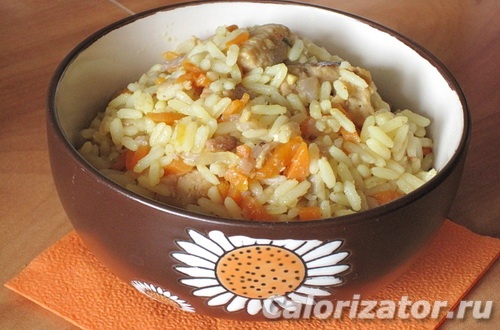 Плов с куриными грудками