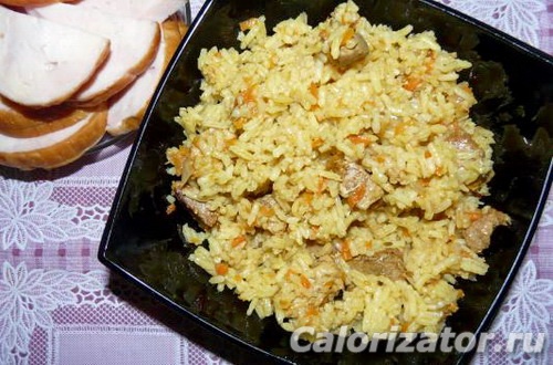 Калорийность и пищевая ценность Жареный Рис со Свининой
