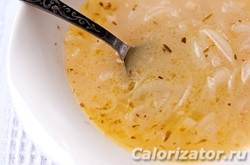 Луковый суп на воде