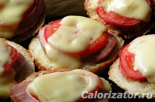 Бутерброд с колбасой и сыром — калорийность, пищевая ценность ⋙ l2luna.ru