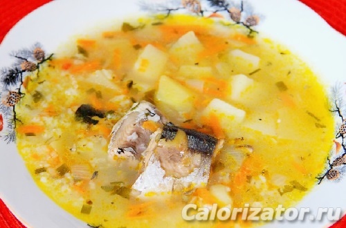 Способ приготовления супа из рыбной консервы