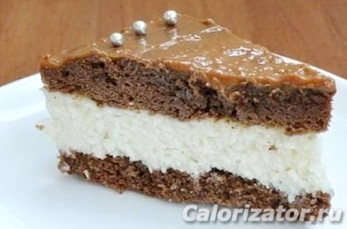 Торт шоколадно-кокосовый