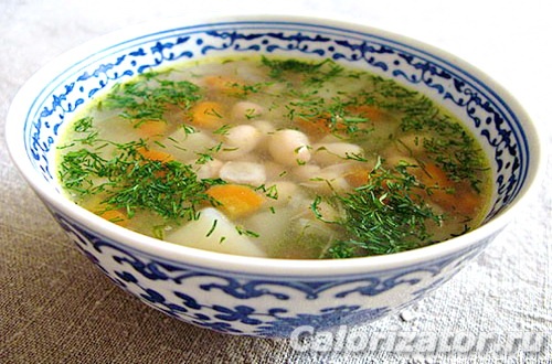 Рецепт супа с фасолью