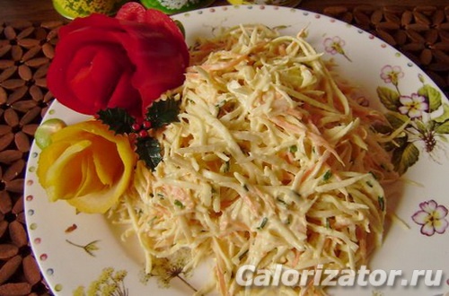 Салат с сельдереем и яблоком Салат с сельдереем и яблоком