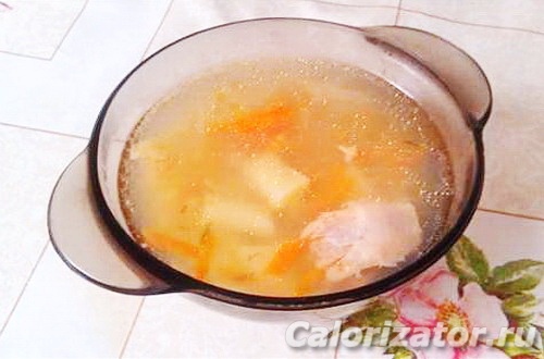 Суп рыбный из семги с картофелем