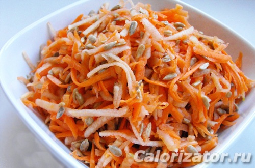 Салат из моркови и яблок Салат из моркови и яблок