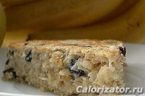 Пирог овсяный с творогом