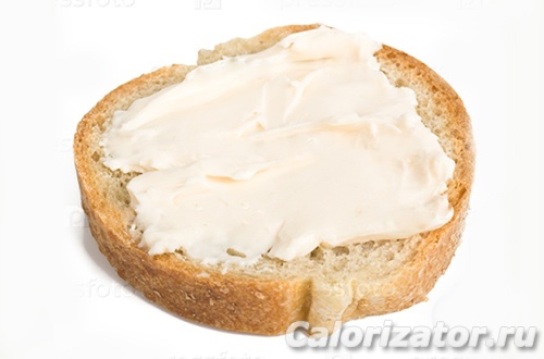 калорийность бутерброда с маслом и сыром