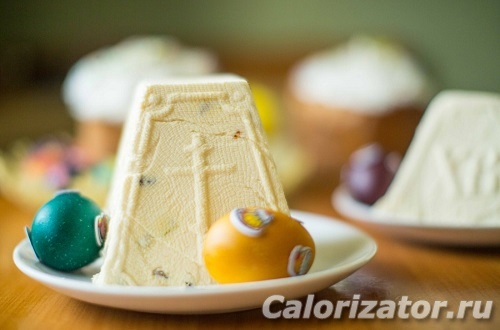 Пасха низкокалорийная с изюмом
