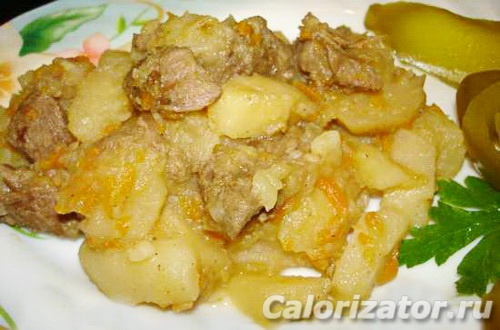 Тушеная картошка с мясом в кастрюле, пошаговый рецепт | Волшебная sauna-chelyabinsk.ru