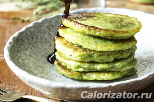 Оладьи из горошка и кукурузы Оладьи из горошка и кукурузы
