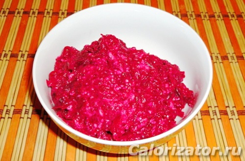 Салат из свеклы с фетой