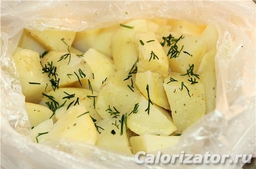 Картофель, запеченный в микроволновке - 8 пошаговых фото в рецепте