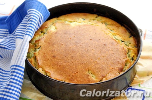 Пирог грибной с луком и яйцом