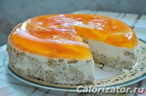 Торт «Апельсинка» с крекером, рецепт с фото — 74today.ru
