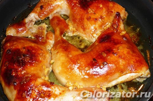 Курица запеченная в духовке БЖУ и калорийность на грамм