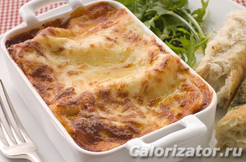 Лазанья с куриным филе и творогом Лазанья с куриным филе и творогом