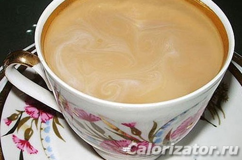 Калорийность кофе с молоком и сахаром