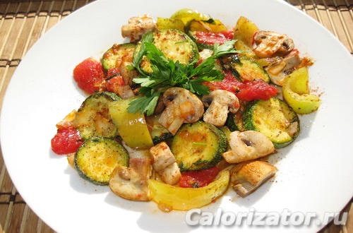 Рагу овощное с шампиньонами Рагу овощное с шампиньонами