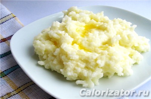 калорийность каши молочной рисовой