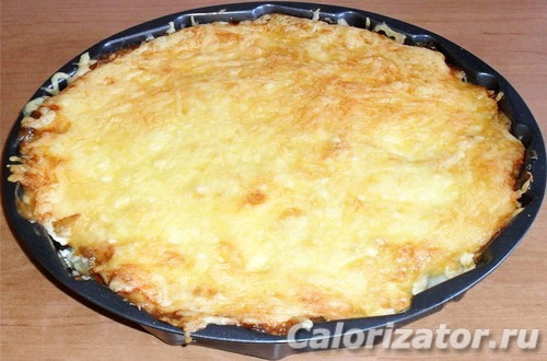 Рыба с овощами и омлетом Рыба с овощами и омлетом