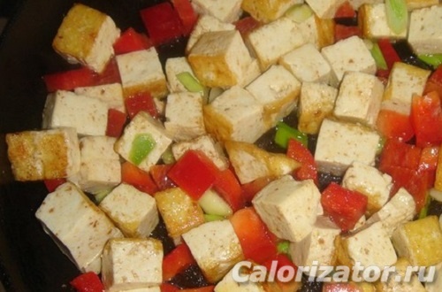 Тофу с овощами