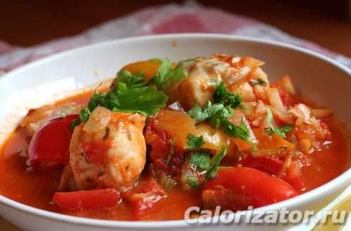 Рагу из овощей с курицей Рагу из овощей с курицей