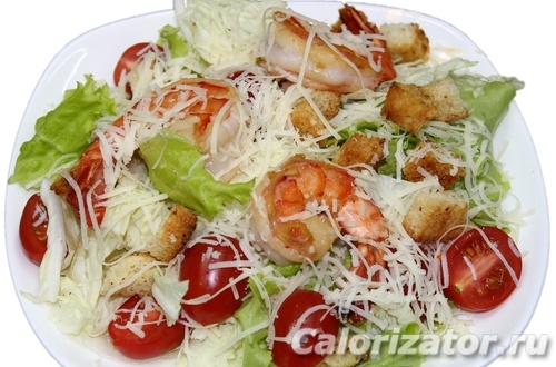 «Цезарь» с креветками пошаговый рецепт с видео и фото – Американская кухня: Салаты