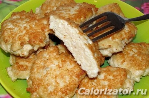 Оладьи куриные на кефире
