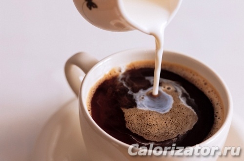 Кофе молотый с молоком без сахара