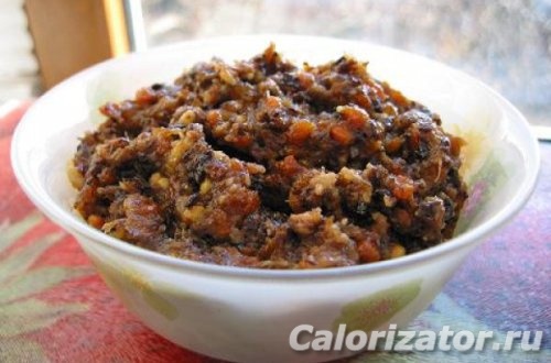 Паста из сухофруктов Паста из сухофруктов