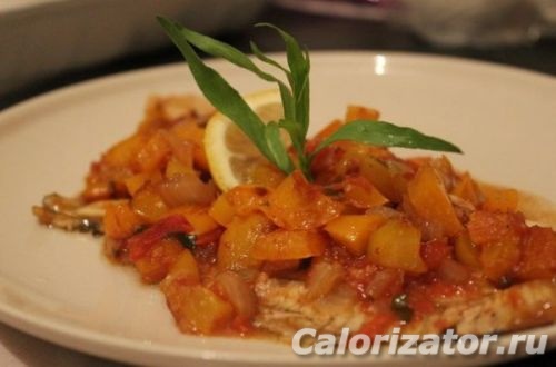 Рыба с овощами в духовке Рыба с овощами в духовке