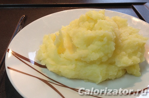 Пюре картофельное на воде с молоком