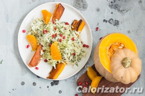 Салат из тыквы с пекинской капустой Салат из тыквы с пекинской капустой