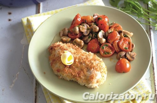 Курица в панировке с медовым маслом Курица в панировке с медовым маслом