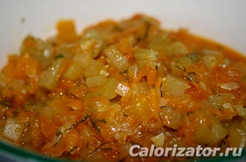 Салат из кабачков с морковью 