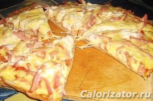 Пицца на сковороде со сметаной — пошаговый рецепт с фото