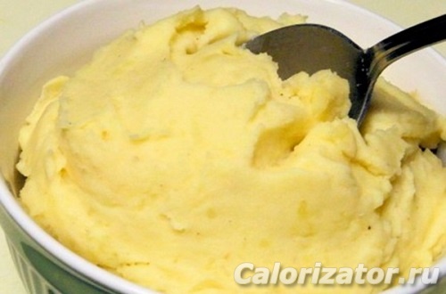 сколько калорий в пюре с маслом