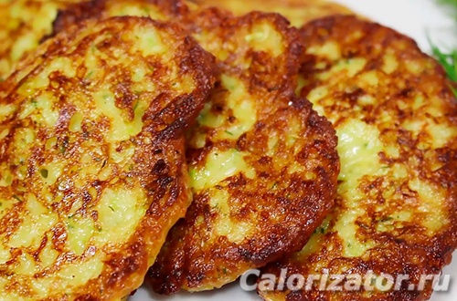 Оладьи кабачковые с сыром Оладьи кабачковые с сыром