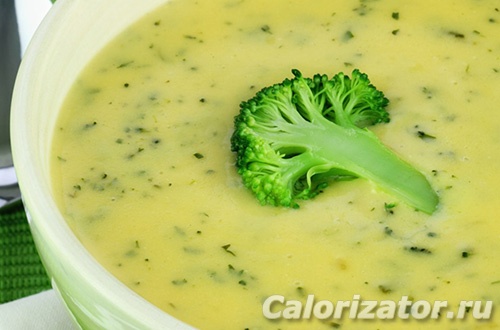 Суп-пюре сырный с овощами
