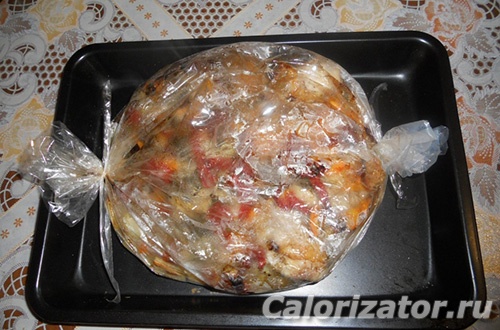 Куриное филе с овощами запеченное в духовке в фольге