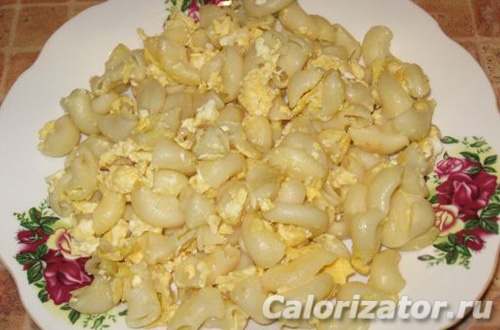 Макароны с яйцом на сковороде – пошаговый рецепт приготовления с фото