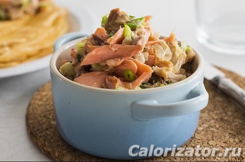 Начинка для блинчиков с рыбой