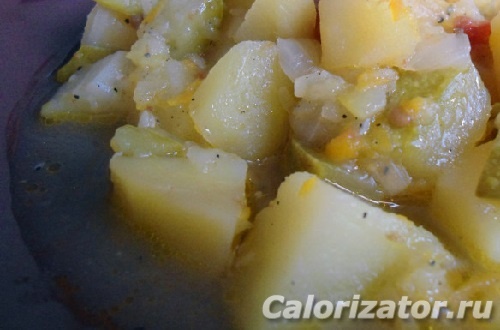 Рагу из капусты и кабачков, пошаговый рецепт с фото от автора konstanta на ккал